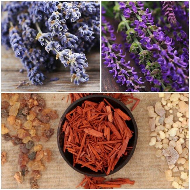 
                  
                    lavender and sandalwood
                  
                